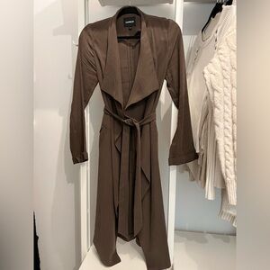 Olive green Trench Coat with Belt